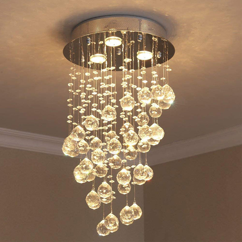 Arisha Intérieur Longues Plafonnier Métal Verre Salon Couloir - Neutralighting