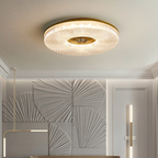 Orb Plafonnier Moderne Rond LED Blanc/Doré/Noir Chambre à Coucher - Neutralighting