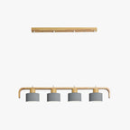 Valentina Moderne Luminaires Suspensions Cylindre Nordique Bambou Blanc/Vert/Gris Chambre à Coucher - Neutralighting