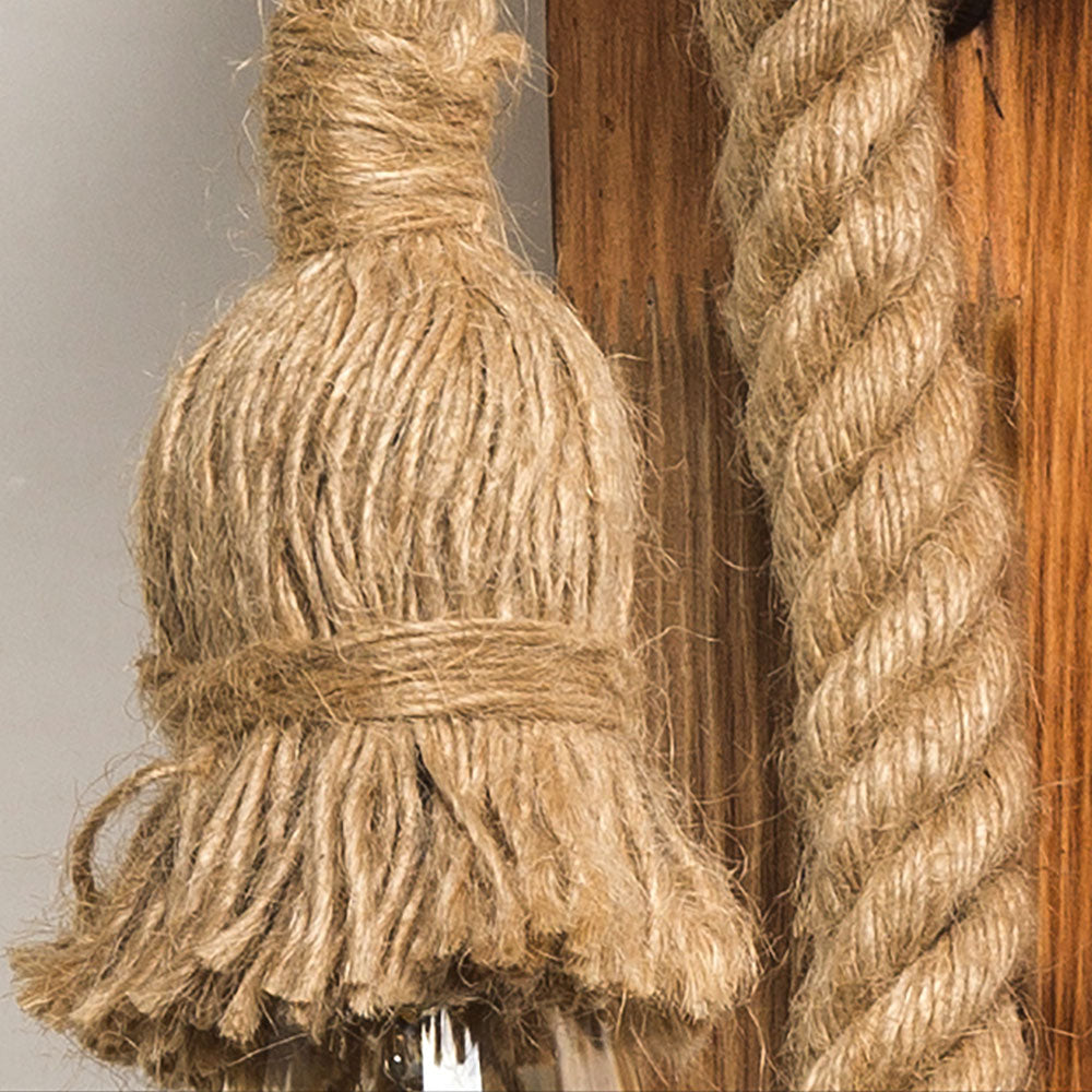 Epoch, Applique, Bois et Corde de Chanvre - Neutralighting