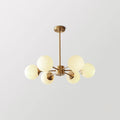 Lustra Chandelier en Laiton Verre Opale - Neutralighting
