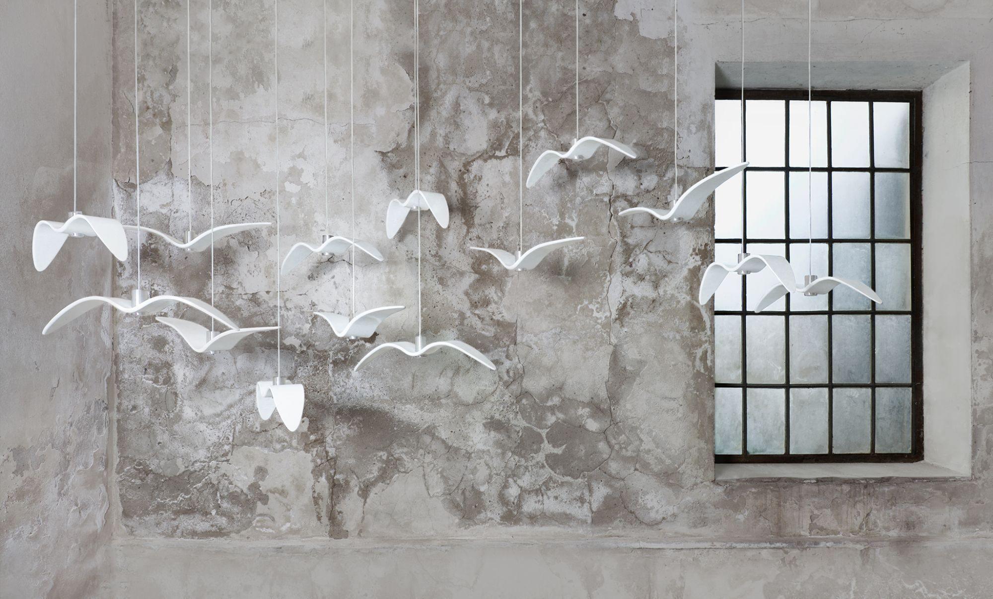 Lustra Suspension Lampe Ailes d'Oiseau pour Salon - Neutralighting