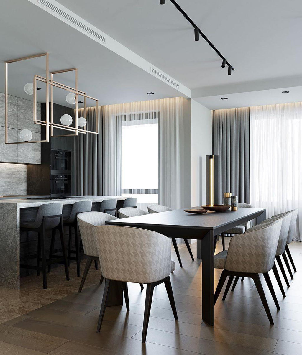 Lustra Chandelier Mondrian en Verre et Laiton Moderne - Neutralighting