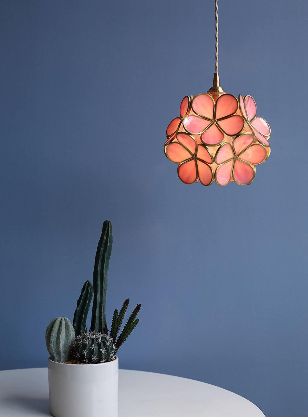 Lustra Suspension en Verre en Forme de Pétale pour Cuisine - Neutralighting