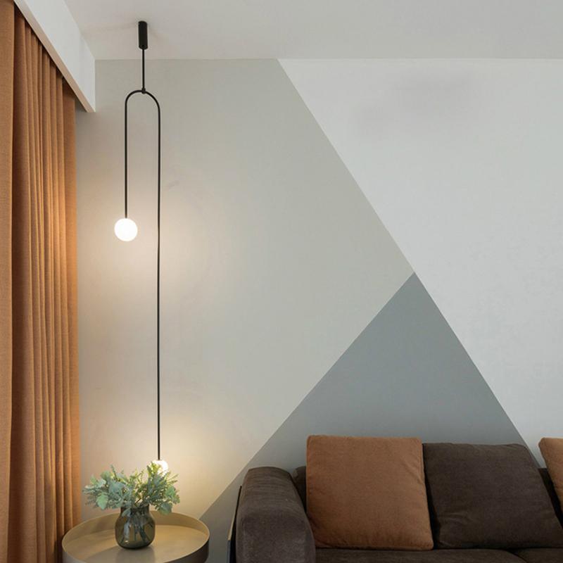 Lustra Chandelier Mobile Noir Minimaliste - Neutralighting
