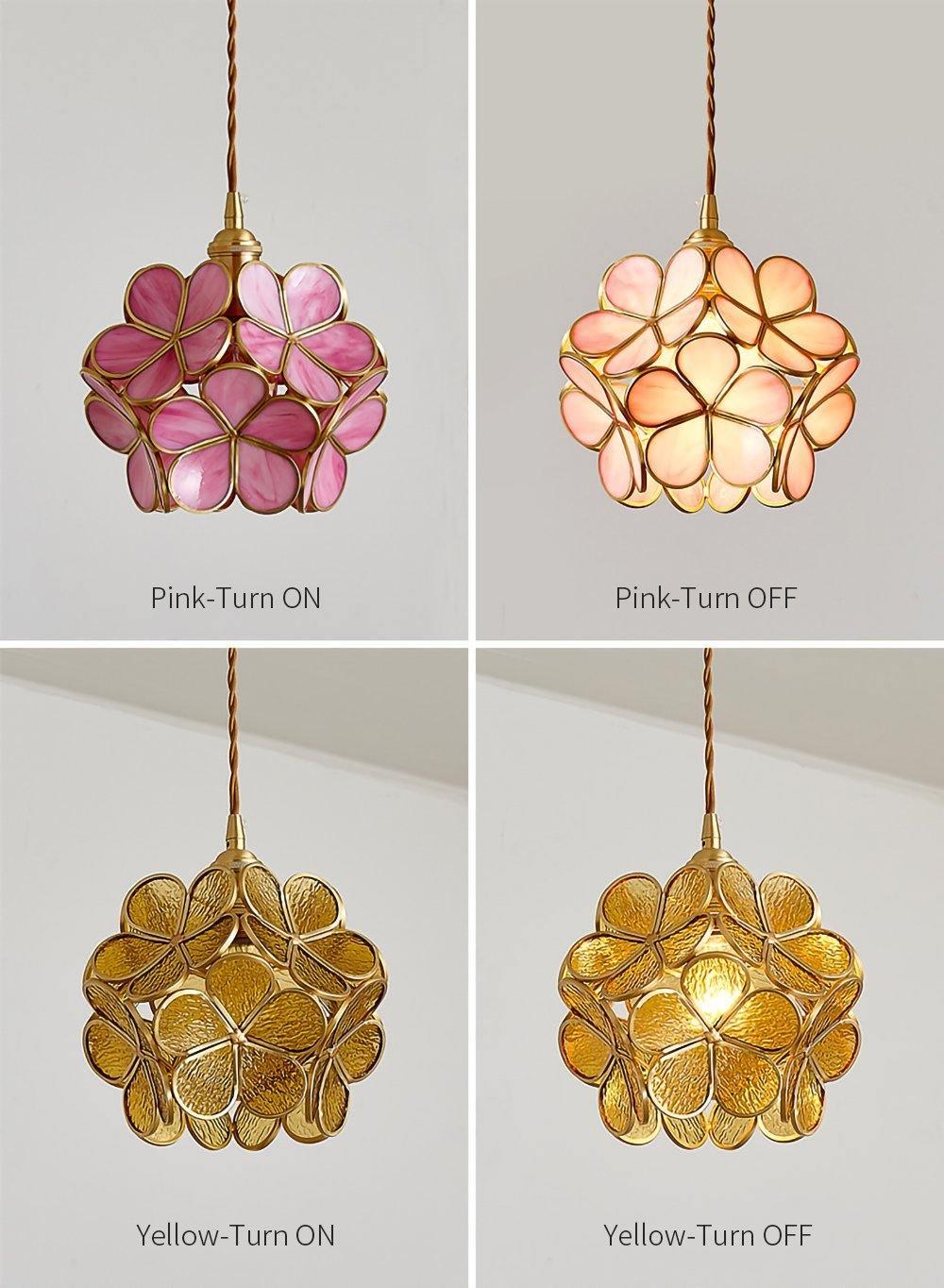 Lustra Suspension en Verre en Forme de Pétale pour Cuisine - Neutralighting