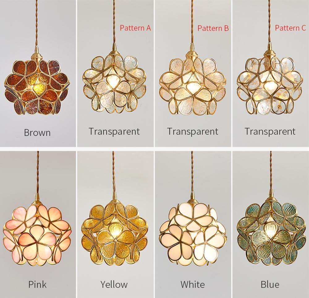 Lustra Suspension en Verre en Forme de Pétale pour Cuisine - Neutralighting