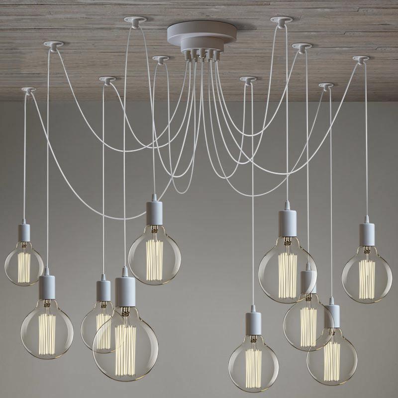 Lustra Chandelier à Câble Araignée Industriel - Neutralighting