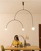 Lustra Chandelier Mobile Noir Minimaliste - Neutralighting