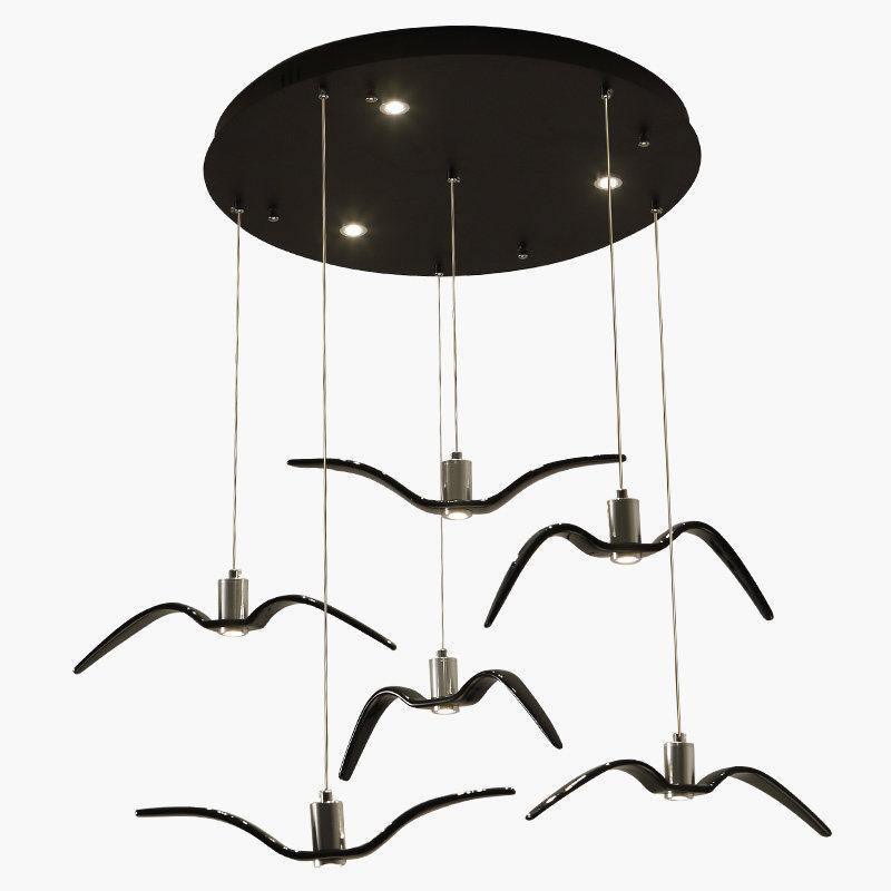 Lustra Suspension Lampe Ailes d'Oiseau pour Salon - Neutralighting