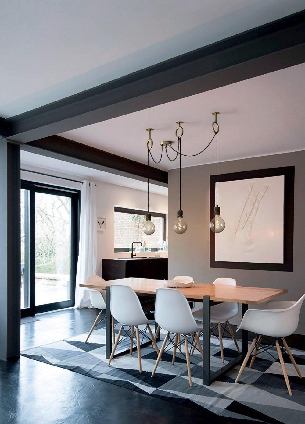 Lustra Chandelier Industrial Spider Bulb Hanging - Neutralighting