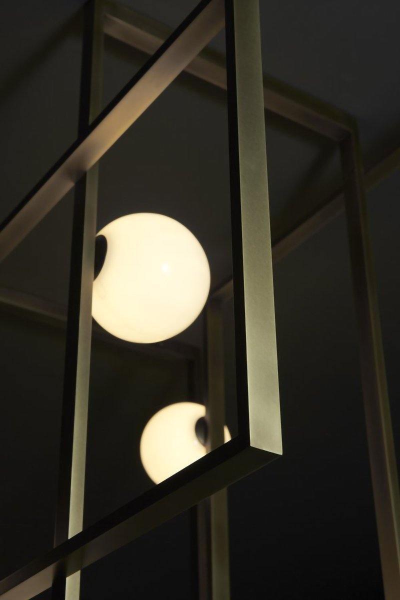 Lustra Chandelier Mondrian en Verre et Laiton Moderne - Neutralighting