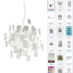Ortheen Lustre Métal Papier Créativité Individuelle - Neutralighting