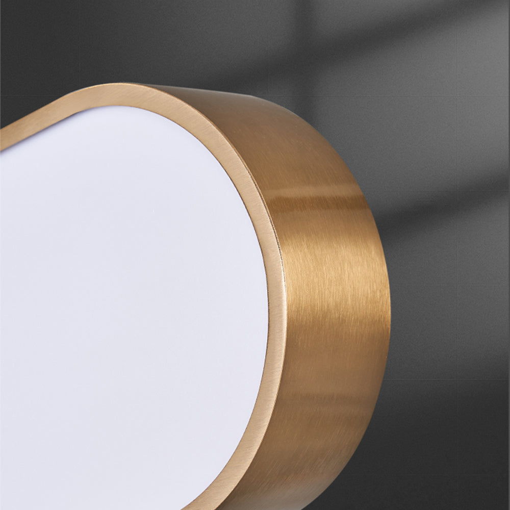 Valentina Suspension Ronde Contemporaine, Métal/Acrylique, Noir/Or/Argent, Cuisine/Salon - Neutralighting