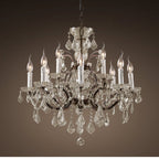 Silva Lustre décoratif Moderne, Métal/Cristal, Rouille, Salon - Neutralighting
