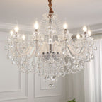 Silva Français Cristal Métal Lustre Salon Salle à Manger - Neutralighting