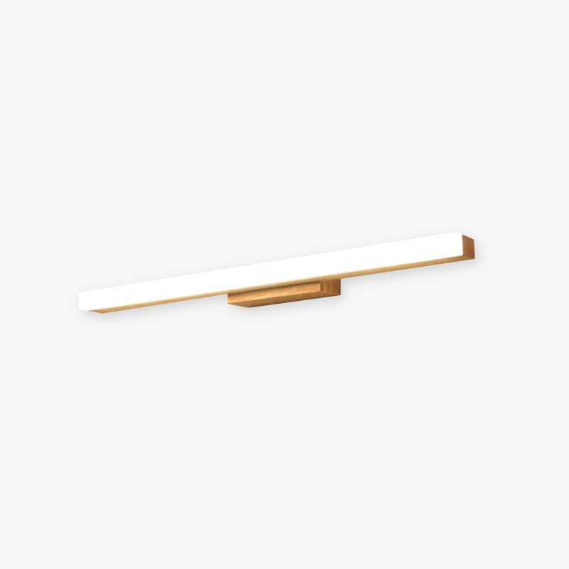 Quinl Applique Murale Miroir Linéaire Minimaliste. Bois. Noyer. Salon - Neutralighting
