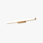 Quinl Applique Murale Miroir Linéaire Minimaliste. Bois. Noyer. Salon - Neutralighting