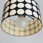 Valentina Rétro Ronde LED Suspension Métal/Tissu Salon - Neutralighting