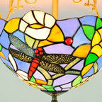 Tiffany Vintage Acrylique Plafonnier Métal/Verre Salon - Neutralighting