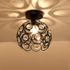 Arisha Moderne Plafonnier Métal Verre Chambre À Coucher - Neutralighting