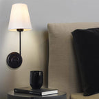 Arisha Moderne Métal Tissu Intérieur Applique Murale Salon - Neutralighting