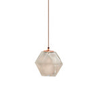 Valentina Polyèdre LED Suspension Métal Verre Cuisine Chambre à Coucher - Neutralighting