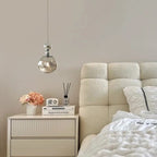 Valentina Suspension Luminaire LED Retro Chrome Métal/Acrylique Chambre Salon - Neutralighting