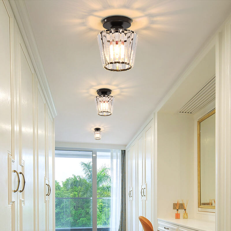 Arisha Moderne Plafonnier Métal Verre Chambre À Coucher - Neutralighting