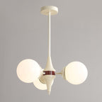 Valentina Lustre Français LED Blanc Crème Métal Salon - Neutralighting