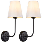 Arisha Moderne Métal Tissu Intérieur Applique Murale Salon - Neutralighting