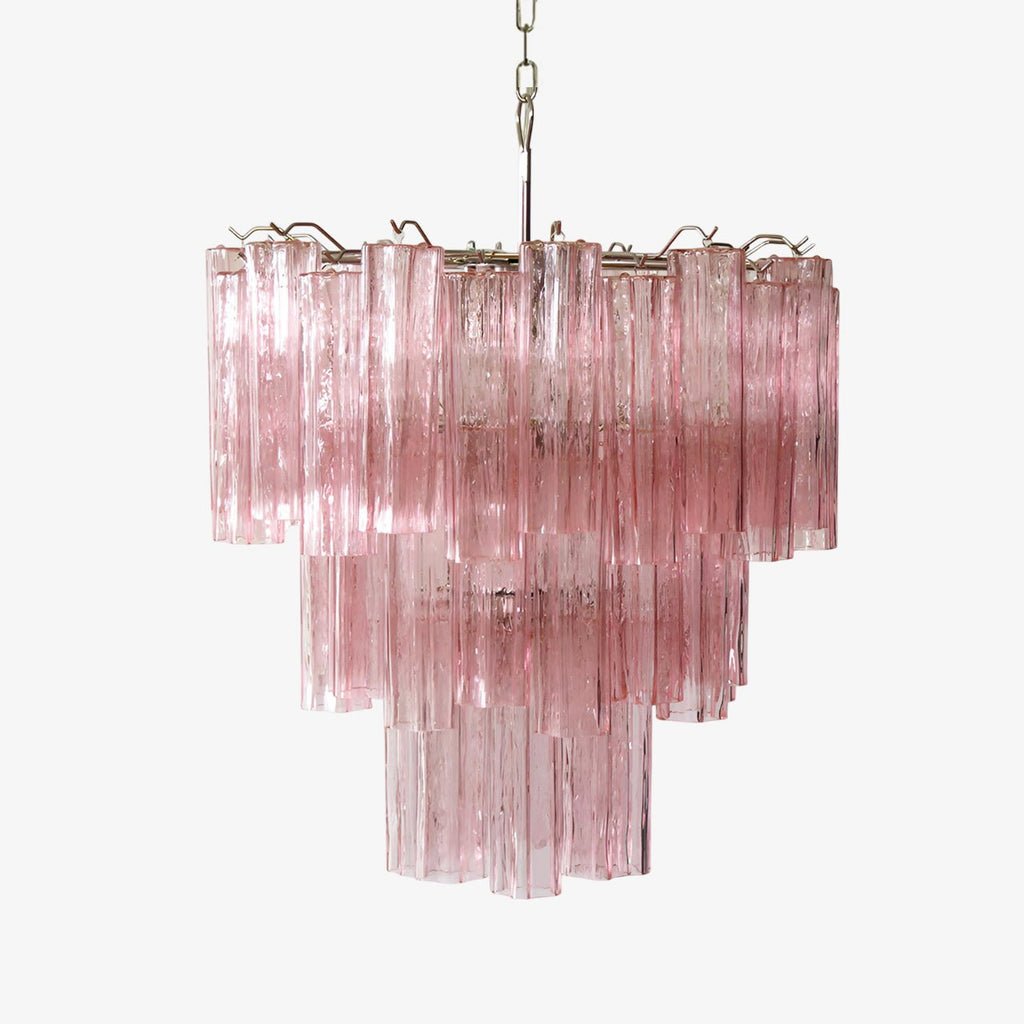 Aurora Lustre Rose Verre Tubes Superposé Moderne - Neutralighting