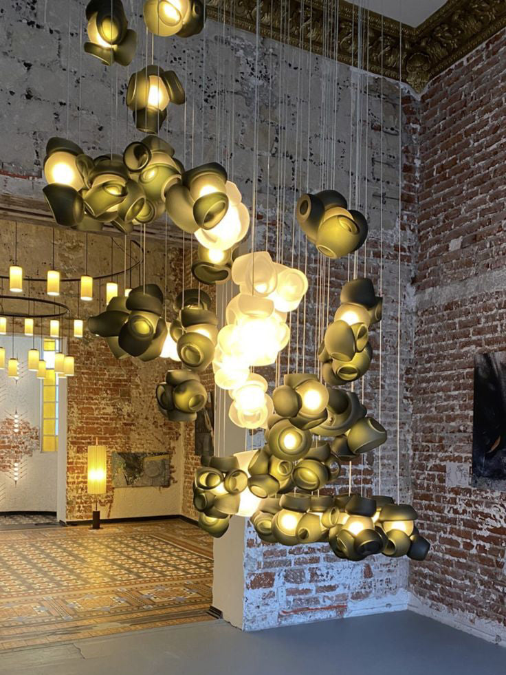 Ushaor Suspension Verre Créativité Individuelle - Neutralighting