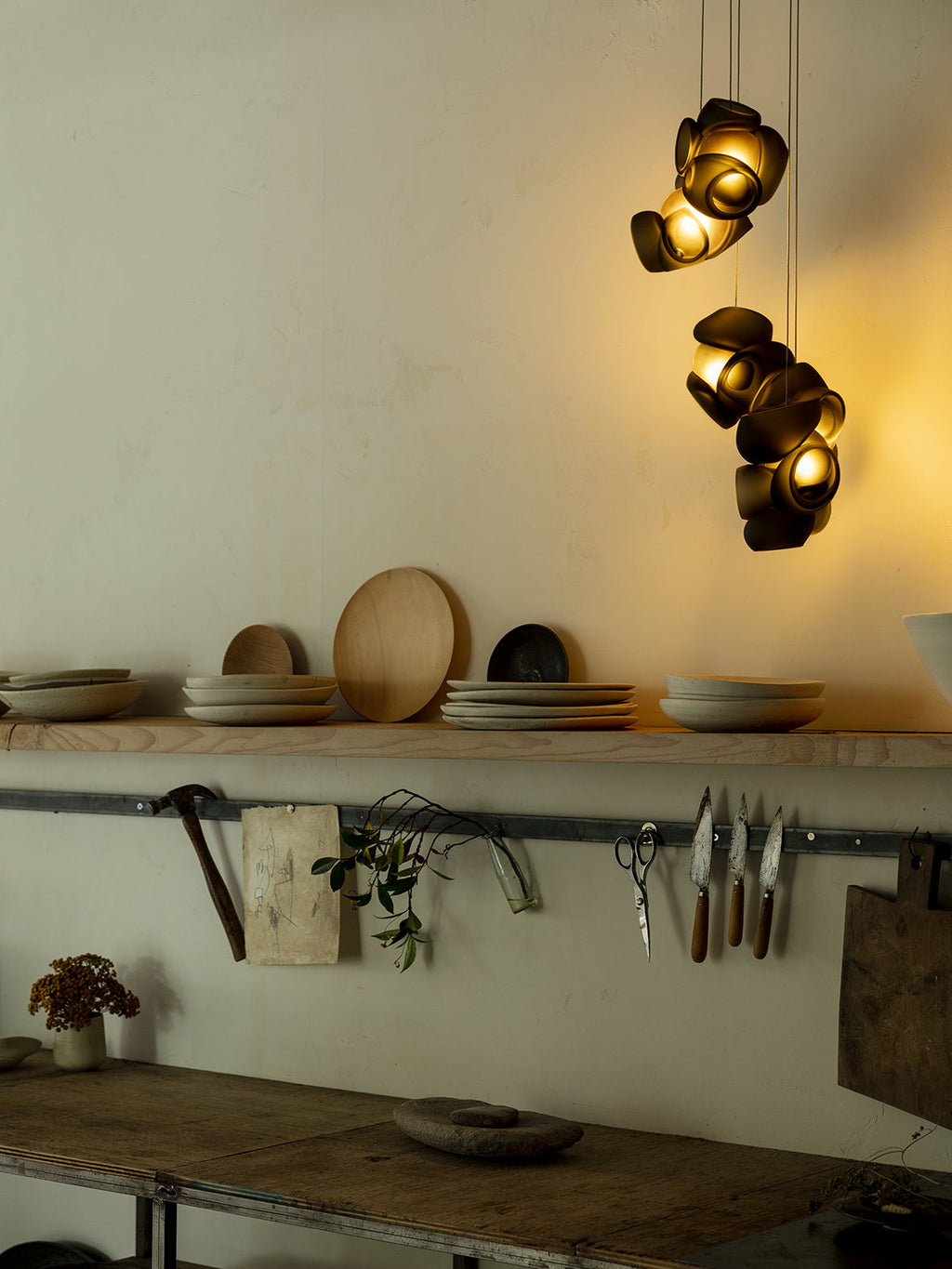 Ushaor Suspension Verre Créativité Individuelle - Neutralighting