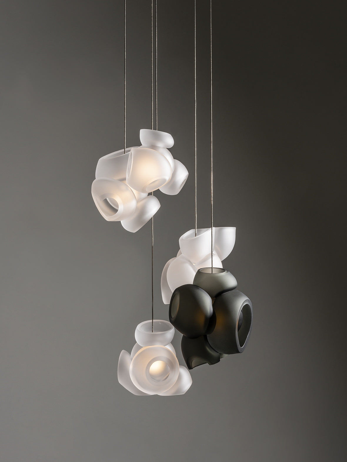 Ushaor Suspension Verre Créativité Individuelle - Neutralighting