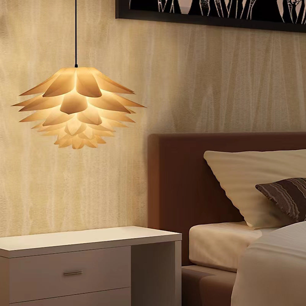 Arisha Suspension Fleur Moderne, Metal/PVC, Blanc, Chambre - Neutralighting