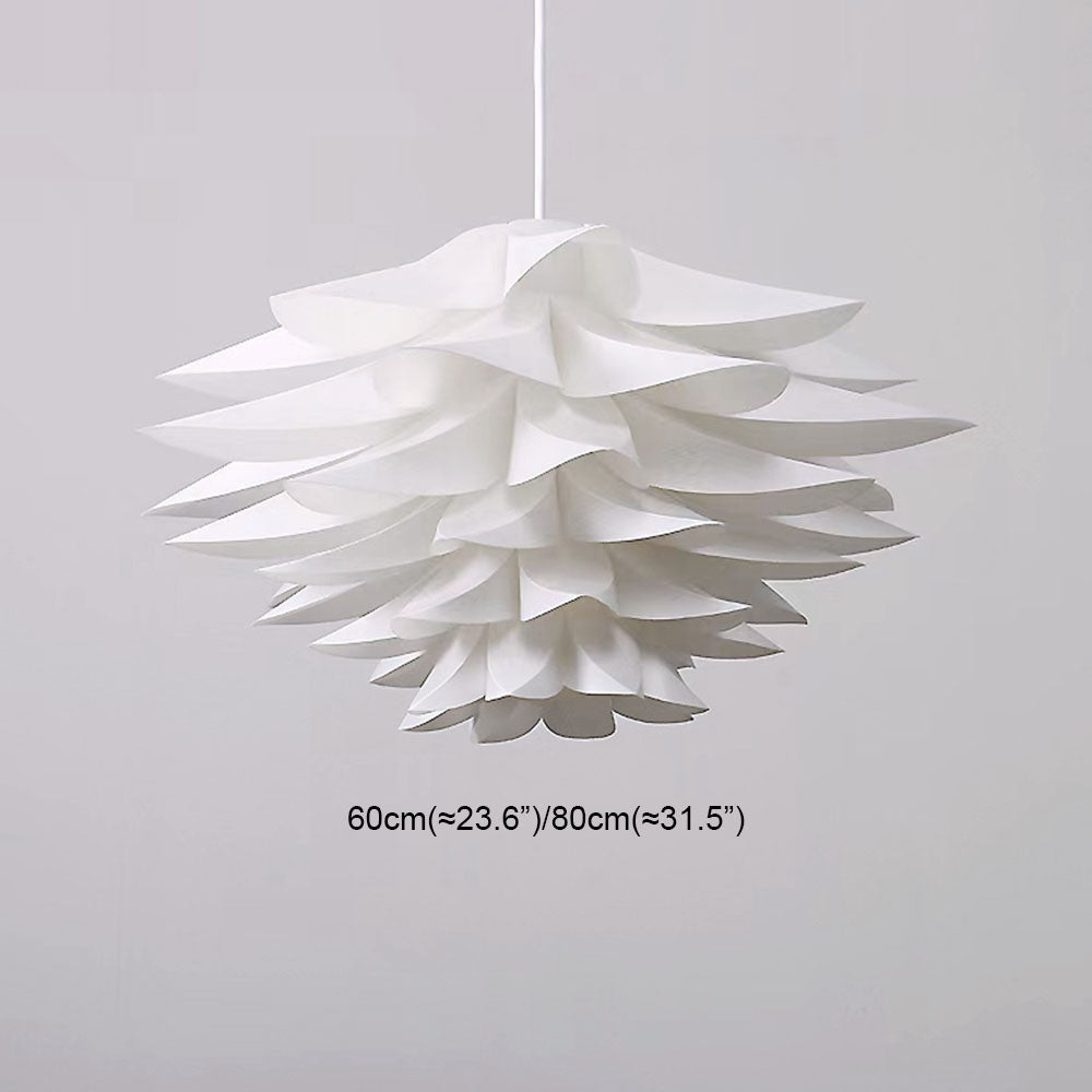 Arisha Suspension Fleur Moderne, Metal/PVC, Blanc, Chambre - Neutralighting