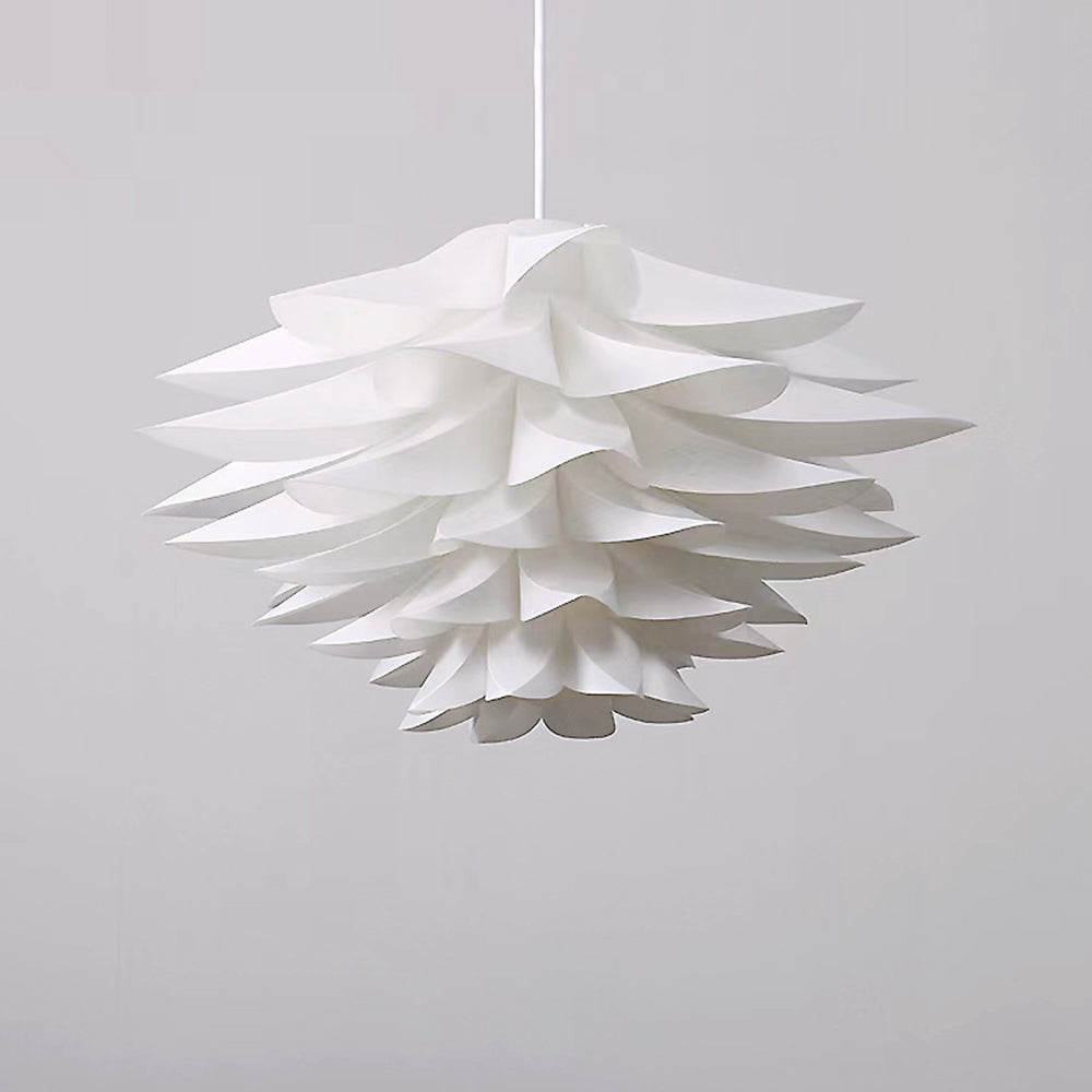 Arisha Suspension Fleur Moderne, Metal/PVC, Blanc, Chambre - Neutralighting