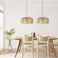 Ritta Noix de Coco Bosquet Suspension Rotin Chambre à Coucher Salle à Manger - Neutralighting