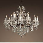 Silva Lustre décoratif Moderne, Métal/Cristal, Rouille, Salon - Neutralighting