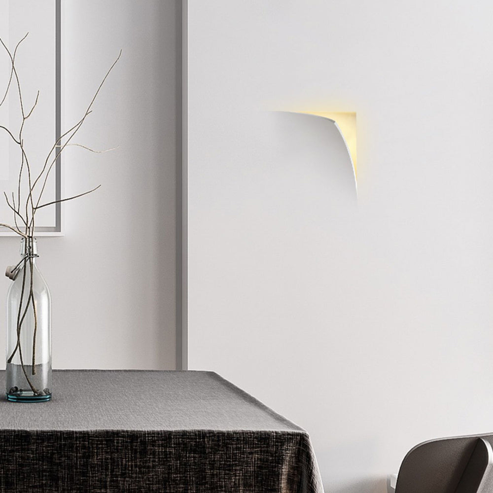 Aria Applique Murale Encastrée/Plâtre, Moderne, 4 Styles, Métal, Blanc, Salon - Neutralighting