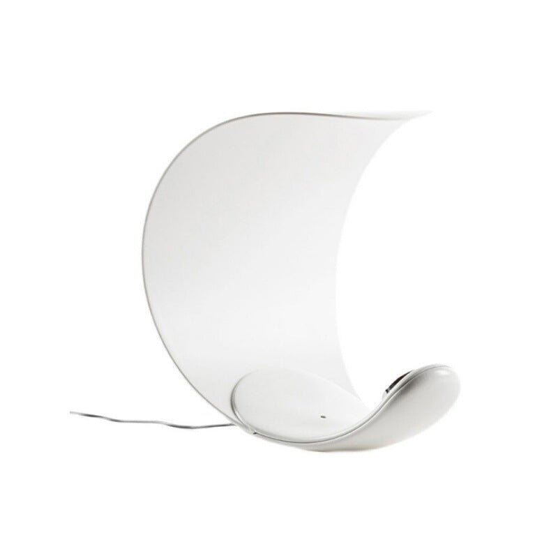 Aria Lampe de Table Lune Moderne, Métal/Acrylique, Blanc, Salon - Neutralighting