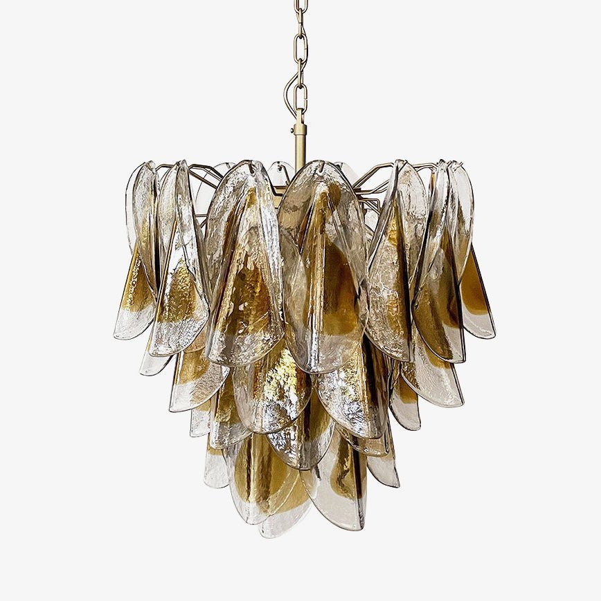 Aurora Lustre Isabella en Pétales Dorés Superposés - Neutralighting