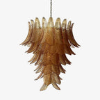 Aurora Chandelier en Verre de Murano Ambre - Neutralighting
