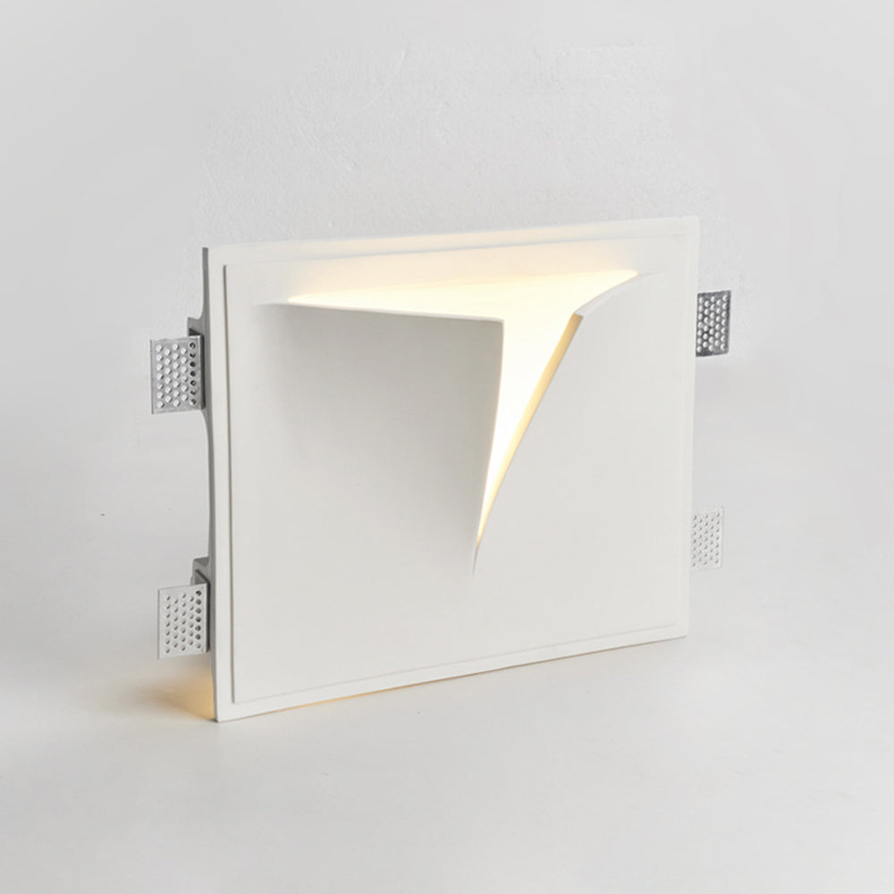 Aria Applique Murale Encastrée/Plâtre, Moderne, 4 Styles, Métal, Blanc, Salon - Neutralighting