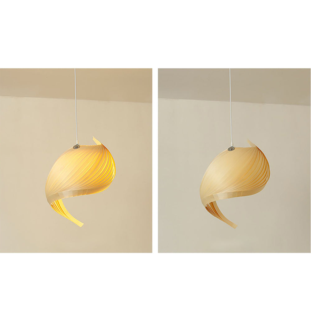 Muto Suspension Spirale Moderne, Metal/Bois, Bois, Salon - Neutralighting