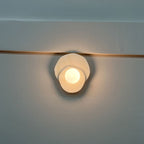 Arisha Français LED Roche Verre Intérieur Applique Murale Salon - Neutralighting