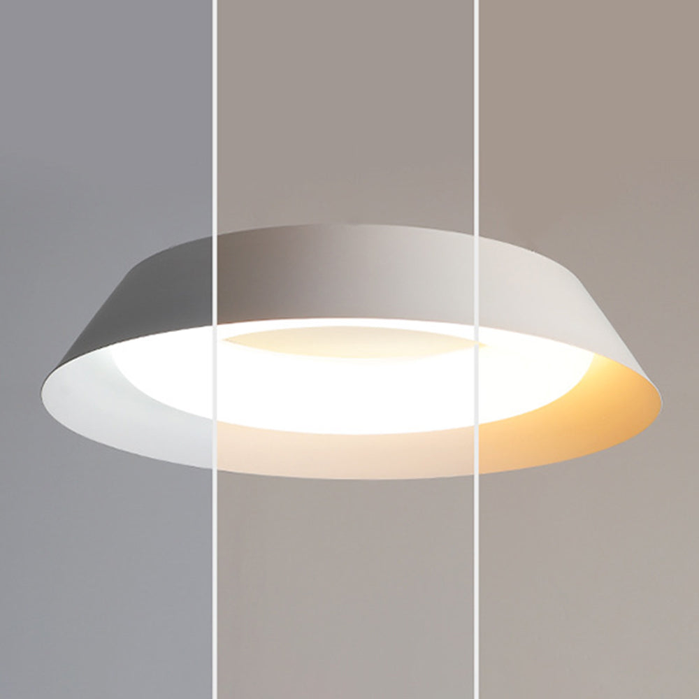 Arisha Plafonnier Bol Moderne, Métal/Acrylique, Blanc, Salon - Neutralighting