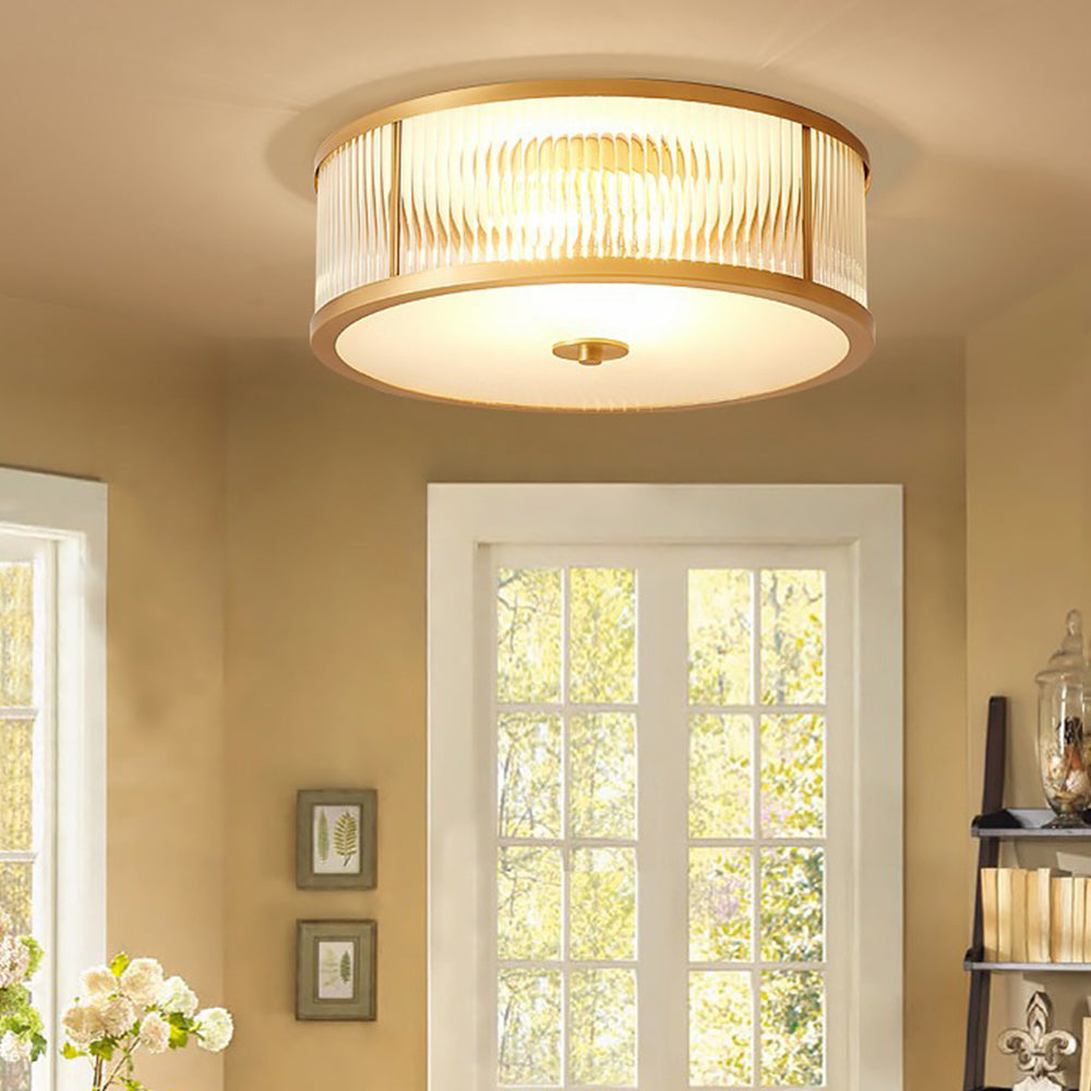 Silva Plafonnier Moderne d'Art Simple Verre Chambre à Coucher - Neutralighting