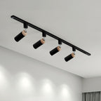 Aim Moderne LED Plafonnier Noir/Blanc Métal Salon Chambre à coucher - Neutralighting